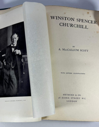 Winston Spencer Churchill - First Biography: Title Page