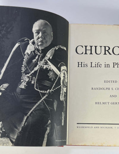 Churchill-His Life in Photographs: Title Page