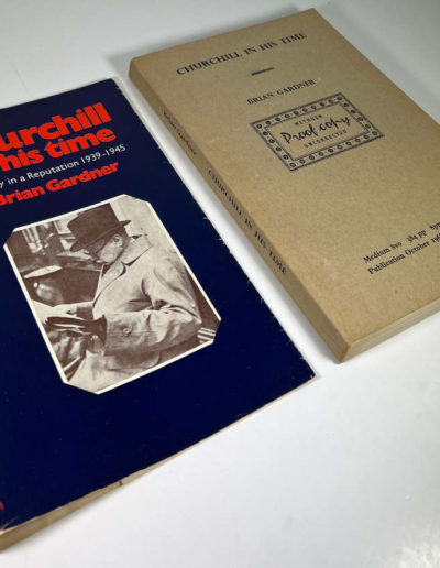 Churchill in His Time, PROOF COPY with cover