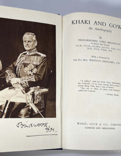 Khaki and Gown - Title Page