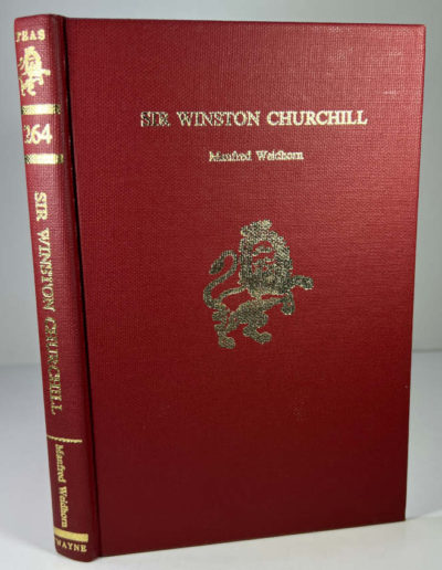 Sir Winston Churchill - Twayne’s English Authors Series