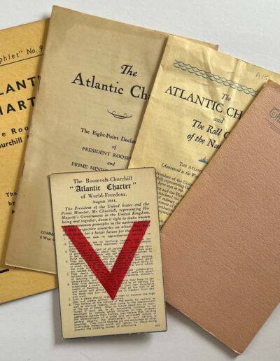 Atlantic Charter: 4 versions + Postcard