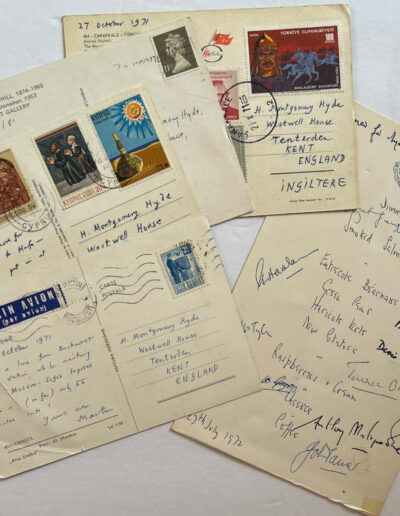 Postcards laid in: Winston Churchill - Challenge of War