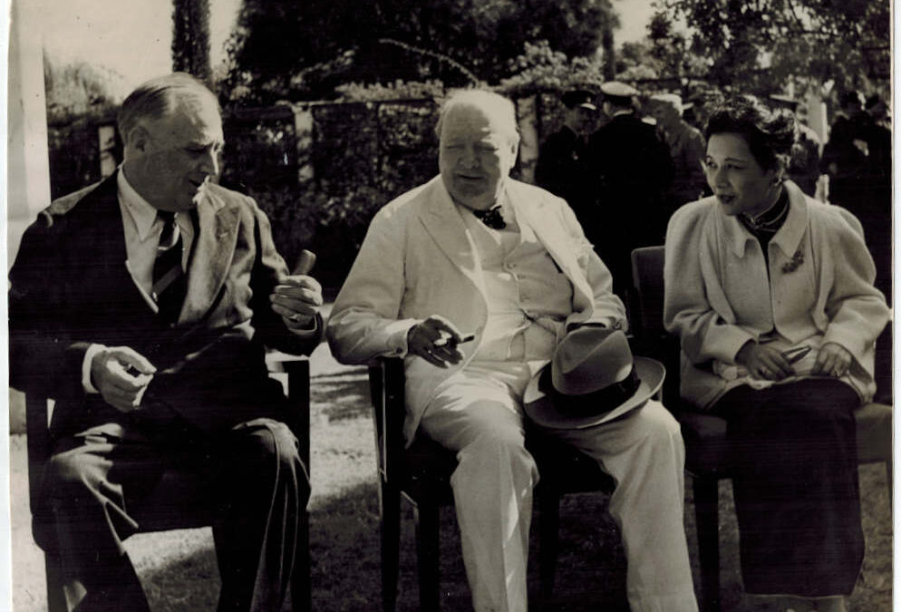 Photograph: Churchill, Roosevelt & Madame Kai-shek