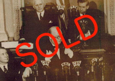 Churchill photo US Senate 1941: SOLD