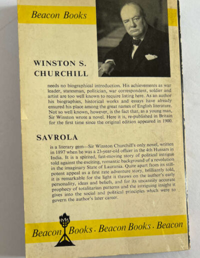 Savrola - Back Cover