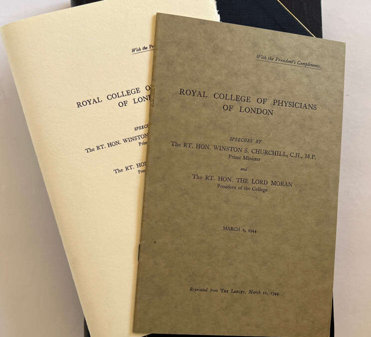 Speeches by Winston Churchill and Lord Moran