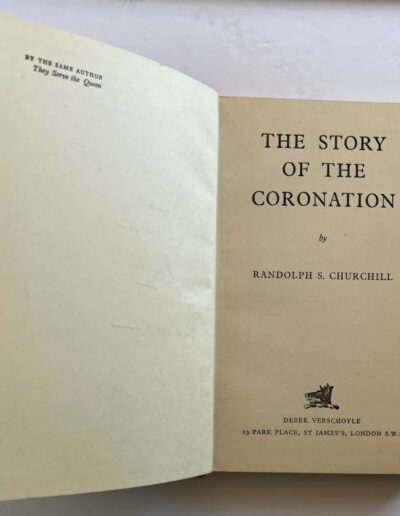 Story of the Coronation - Title Page