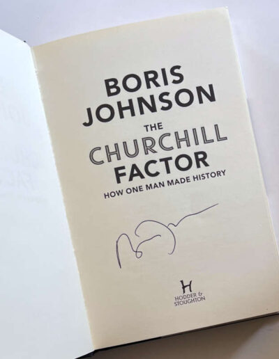 The Churchill Factor: Author's Signature