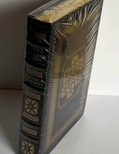 Spine of Easton Press Book by W Churchill: While England Slept