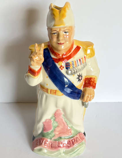 Naval Churchill: Winston Churchill Toby Jug – White