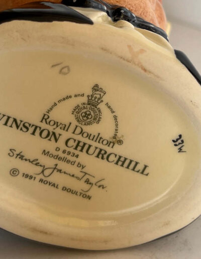 Royal Doulton Churchill Jug Victory Handle - Base