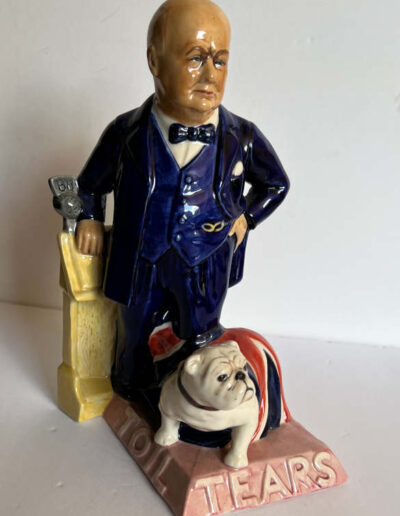 Political Churchill Toby Jug - Front View