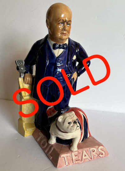Political Churchill: Kevin Francis Toby Jug