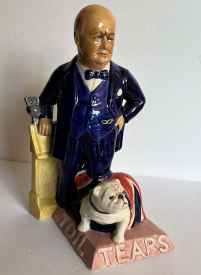 Political Churchill: Kevin Francis Toby Jug