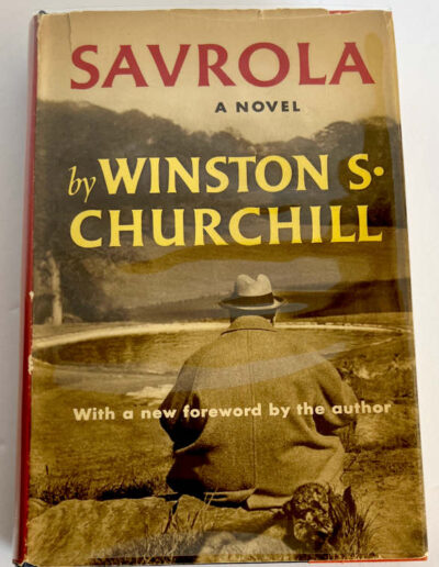 Savrola, Churchill's First Novel in Dustjacket