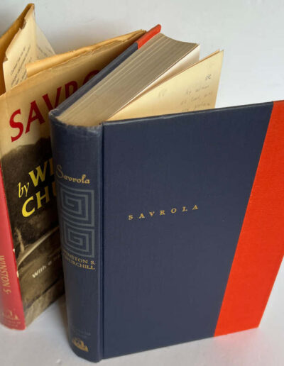 Savrola, Churchill's First Novel with Dustjacket