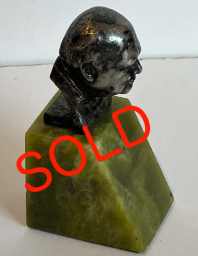 Silver Winston Churchill Bust - Nemon: SOLD