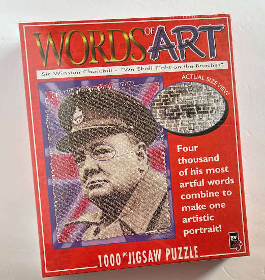 Winston Churchill Jigsaw Puzzle – 4,000 Churchill Words