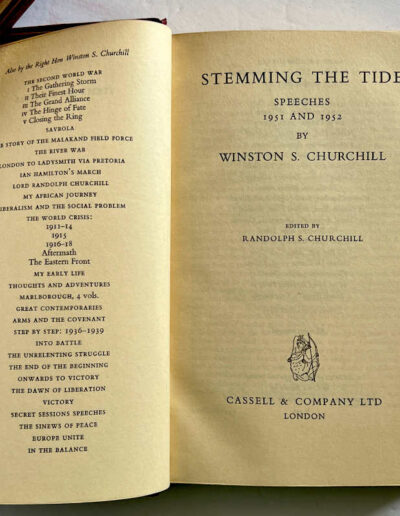 Title Page: Stemming the Tide