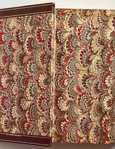 Winston Churchill by Broad - Marbled Endpapers