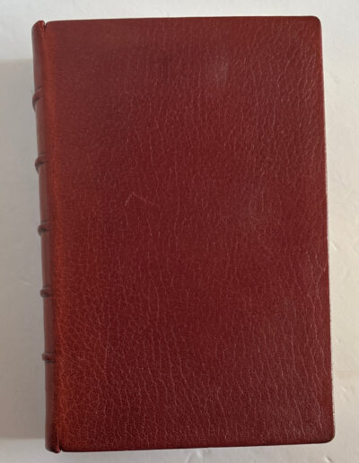 Winston Churchill by Broad - Full Red Morocco Binding