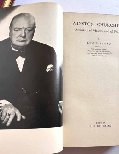 Winston Churchill by Lewis Broad - Title Page