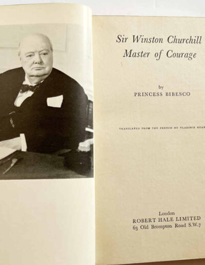 Winston Churchill Master of Courage - Title Page