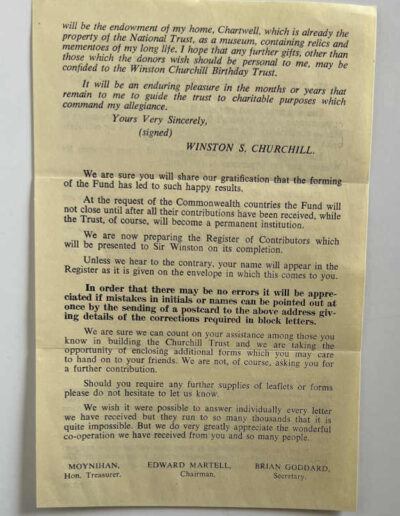 Churchill 80th Birthday Fund p2