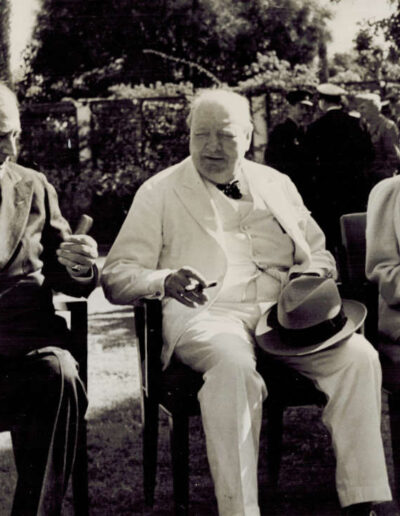 Churchill, Madame Kai-shek & Roosevelt at The Cairo Conference, 1943