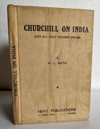 Churchill on India - Let His Past Record Speak: Boards