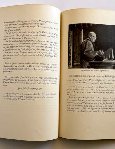Københavens Universitets Promotionsfest: Churchill's Speech