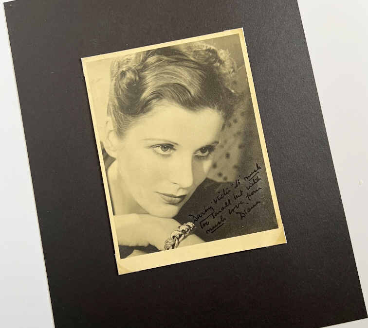 Diana Churchill Inscribed Photograph – Winston Churchill’s Daughter