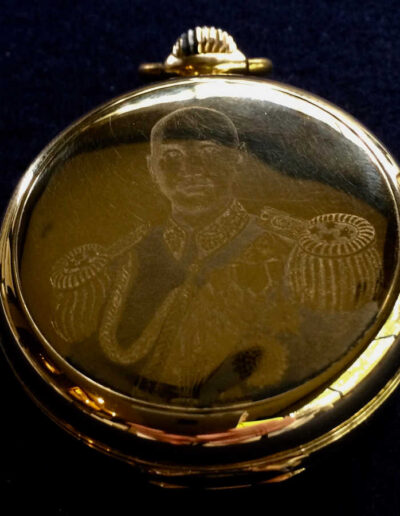 Pocket Watch Engraved Portrait Chiang Kai Shek