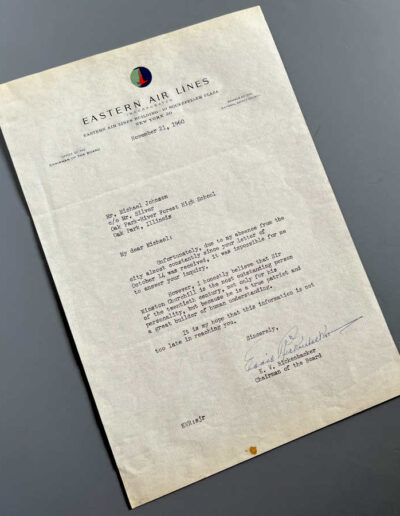 Rickenbacker Letter