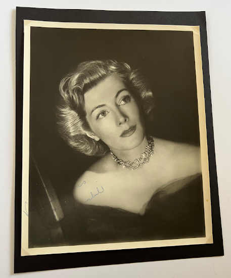 Sarah Churchill Photograph Signed