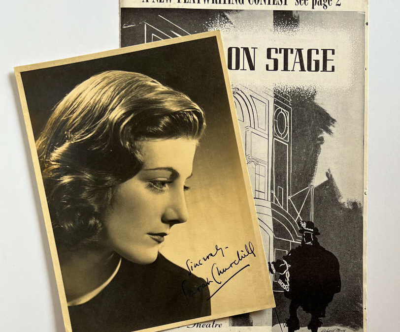 Sarah Churchill, WSC’s Daughter – 2 Signatures