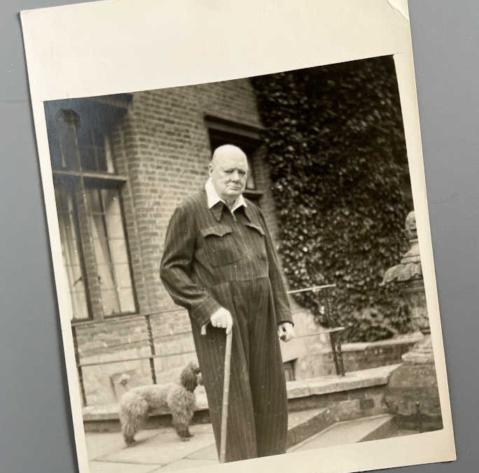 Vivienne, Original Photograph – Winston Churchill