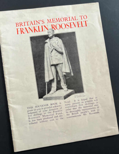 Pamphlet: Britain’s Memorial to Franklin Roosevelt