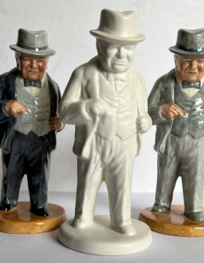 Winston Churchill - Man of the Century Figures: 3 Colorways