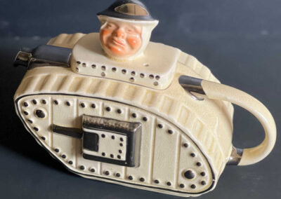 Churchill Tank Teapot - Ivory