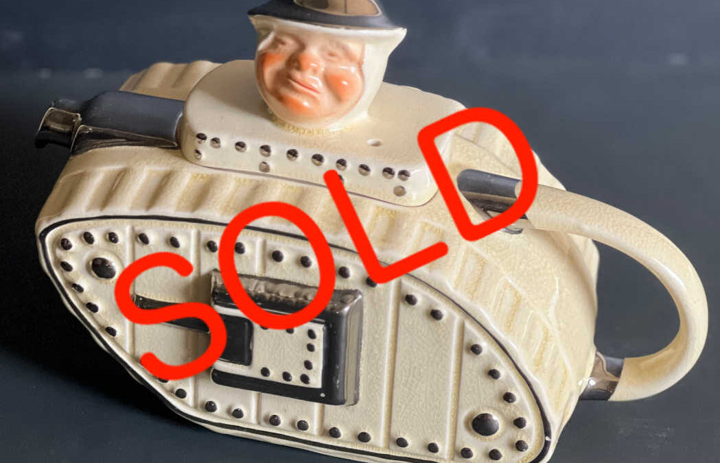 Churchill Tank Teapot – Ivory