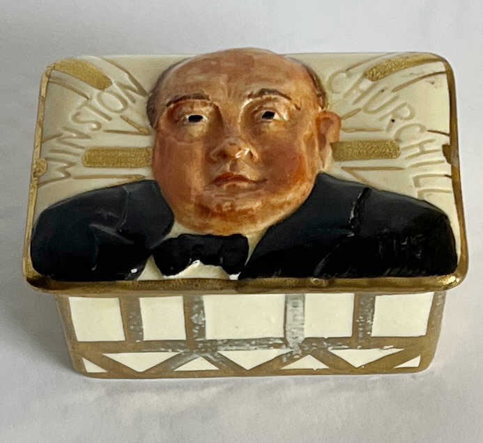 Trinket Box – Churchill Portrait on Lid