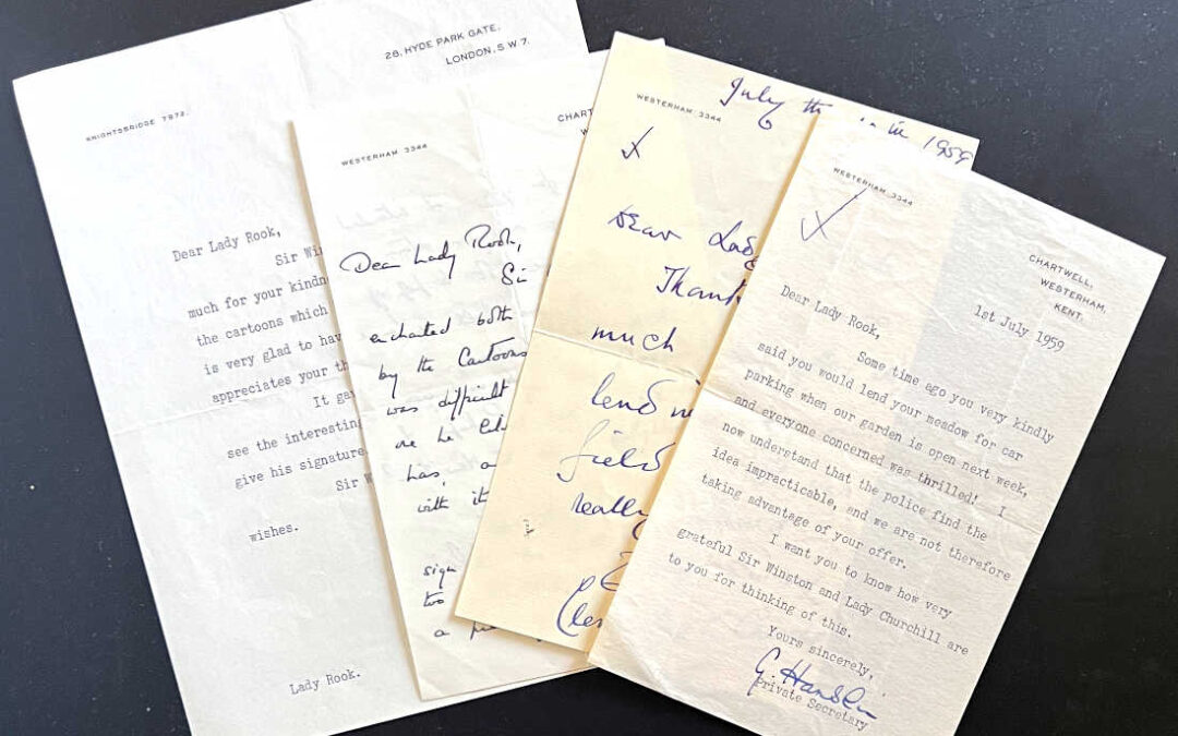 Letters to Lady Rook, Churchill’s Neighbor at Chartwell