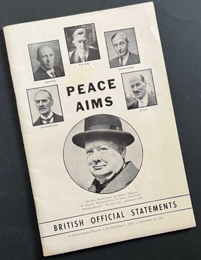 WSC Pamphlet: Peace Aims