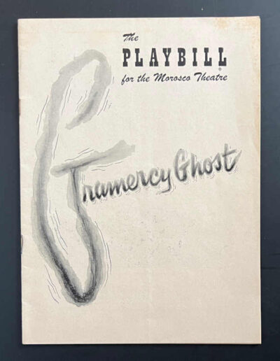 Sarah Churchill Playbill: Gramercy Ghost