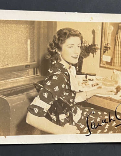 Sarah Churchill Signed Photo