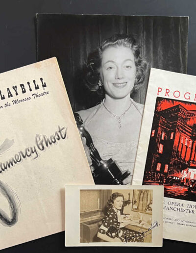 Sarah Churchill Signed Photo + Playbills