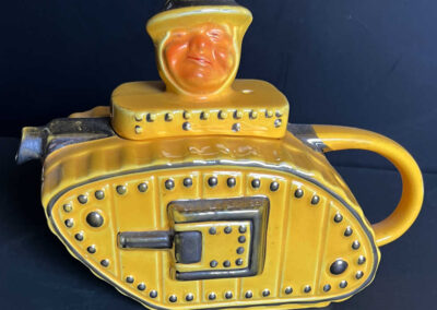 Churchill WW1 Tank Teapot - Yellow