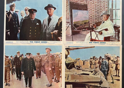 4 Lobby Cards Churchill: The Finest Hours